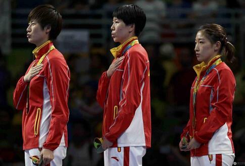 第17金！中国女乒成功卫冕团体 成就奥运三连冠